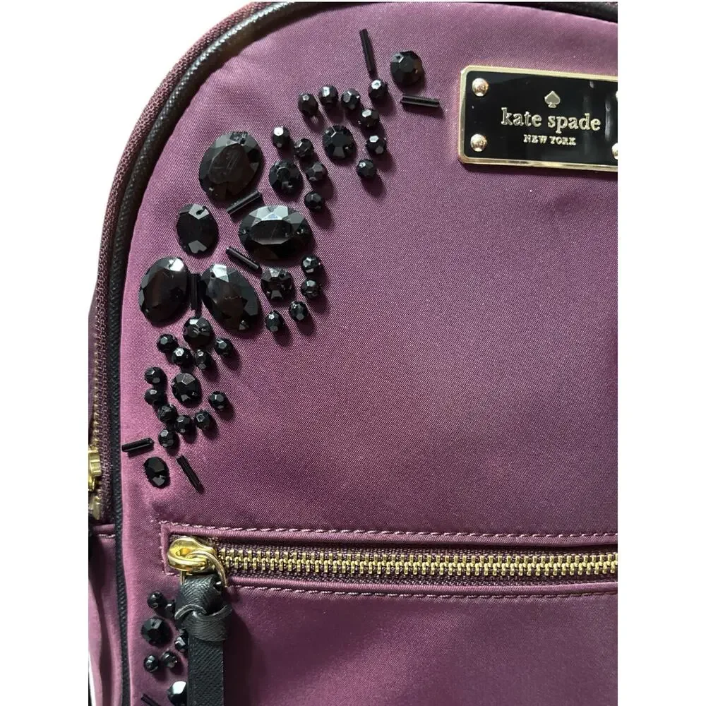 Kate Spade Wilson Road Embellished Small Backpack with COA